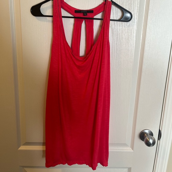 Pink Layered Guess Tank Top - Picture 1 of 5